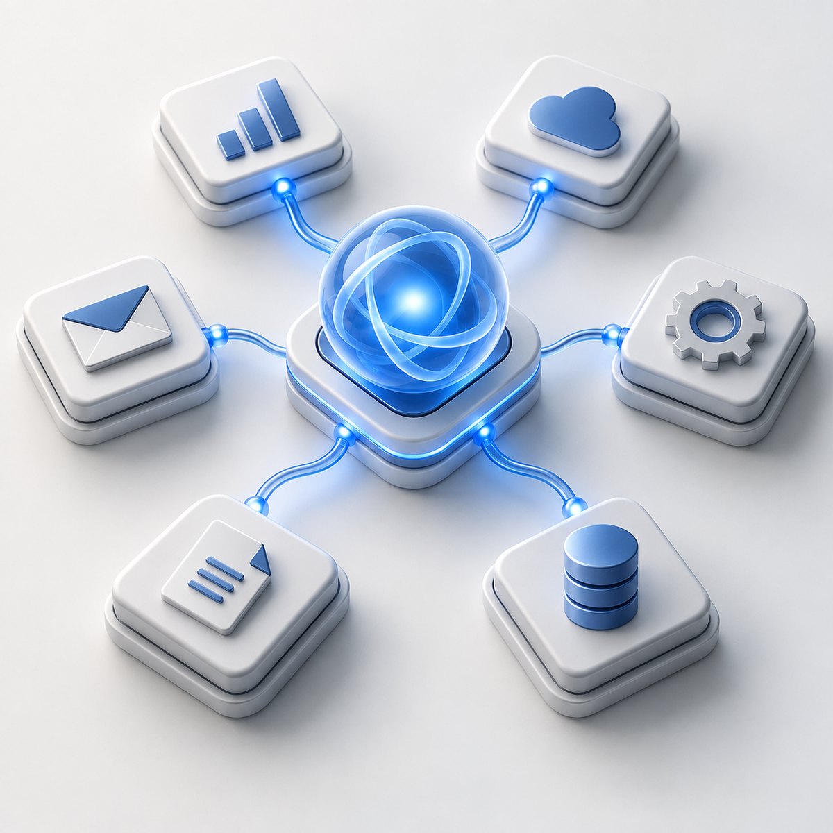 Business Automation & AI Integration service illustration